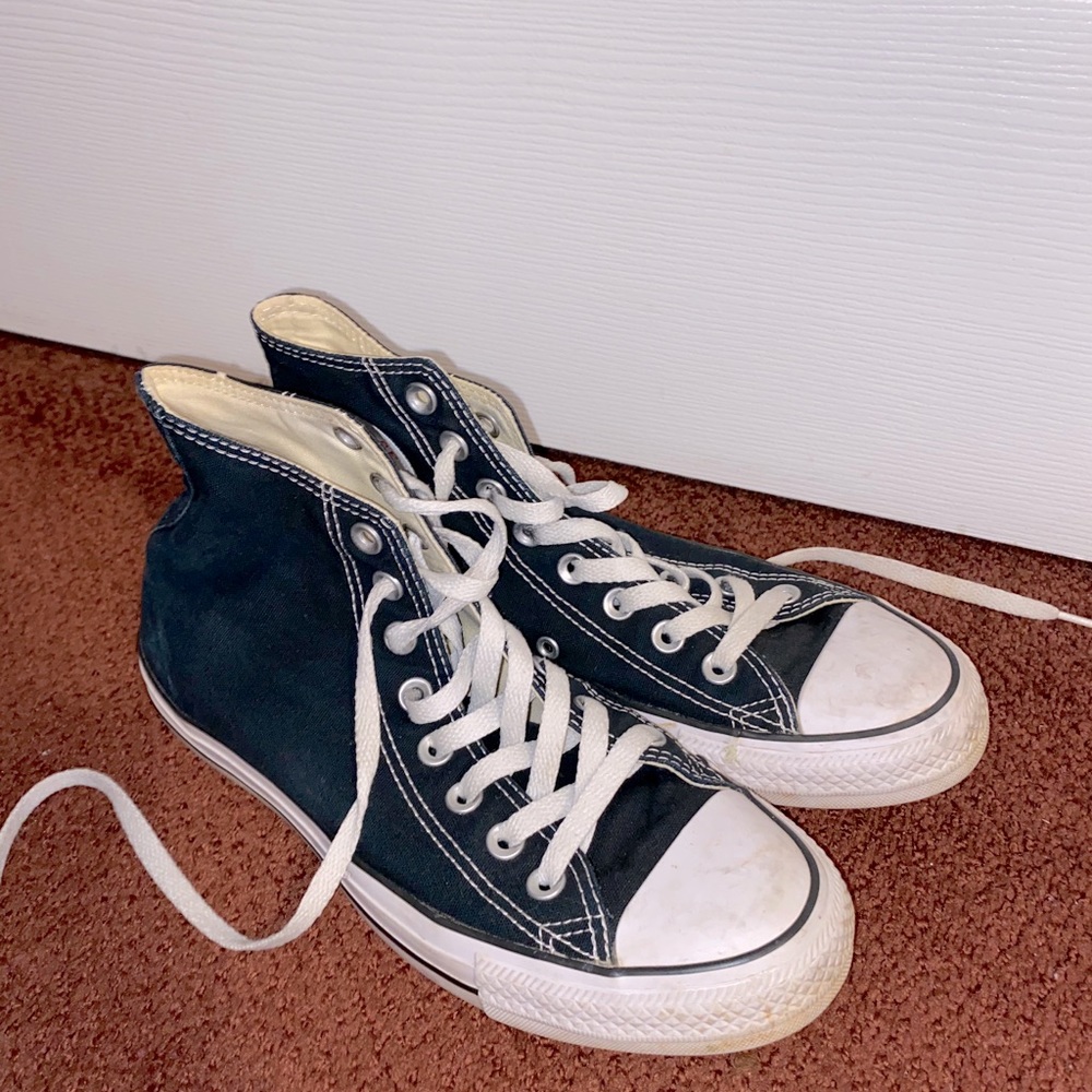 Black High top Converse